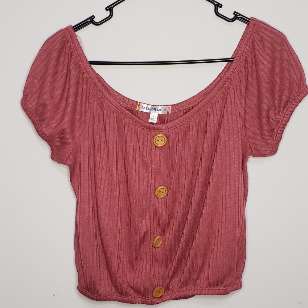 Cute Off shoulder shirt